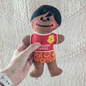Hawaiian Surfer Plush Toy Vintage
